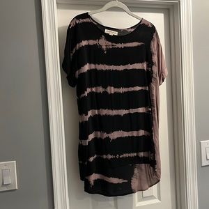 Tunic from moon and sky with high/ low hem